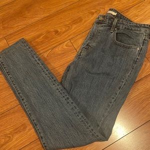 Levis high rise skinny jeans